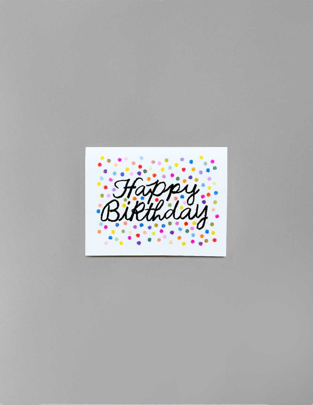 Confetti Birthday Card