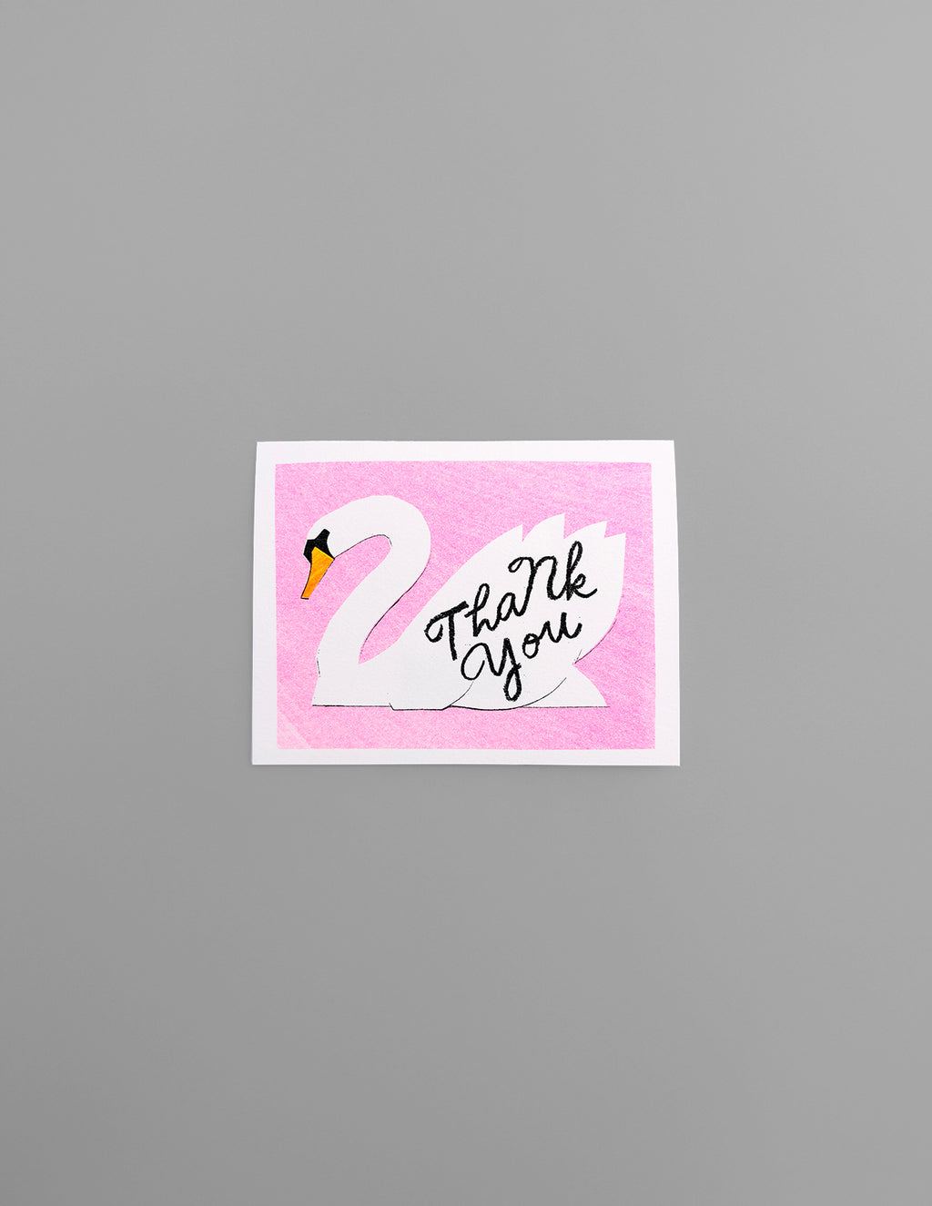 Swan Thank You Card